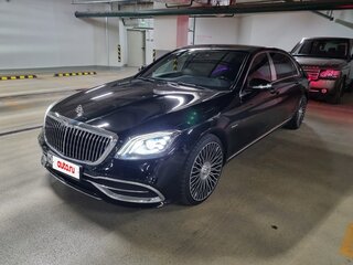 2019 Mercedes-Benz S-Класс 450 Long VI (W222, C217) Рестайлинг, чёрный, 8000000 рублей, вид 1