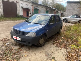 2006 Renault Logan I, синий, 89000 рублей, вид 1