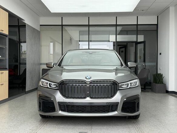 2020 BMW 7 серии 740Li xDrive VI (G11/G12) Рестайлинг, серый - вид 2