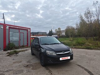 2013 Lada (ВАЗ) Granta I, чёрный, 270000 рублей, вид 2