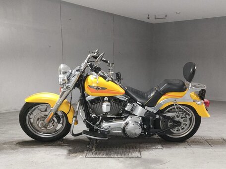 2007 Harley-Davidson Fat Boy, жёлтый, 728000 рублей, вид 2