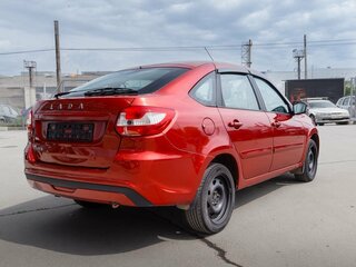 2019 Lada (ВАЗ) Granta I Рестайлинг, красный, 469000 рублей, вид 5