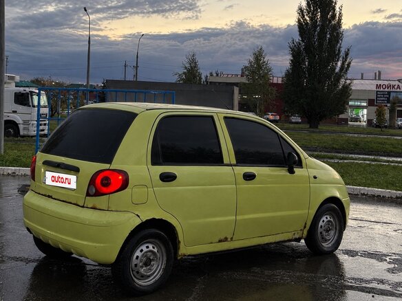 2009 Daewoo Matiz I Рестайлинг, жёлтый - вид 2