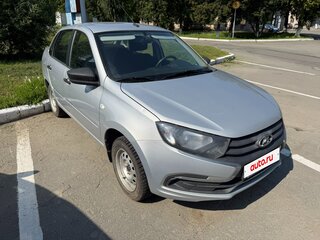 2018 Lada (ВАЗ) Granta I Рестайлинг, серебристый, 510000 рублей, вид 2