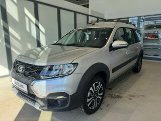 2026 Lada (ВАЗ) Largus Cross I Рестайлинг, серебристый, 2021580 рублей, вид 1