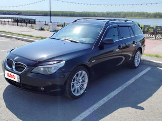 2006 BMW 5 серии 525xi V (E60/E61), чёрный, 1250000 рублей, вид 1