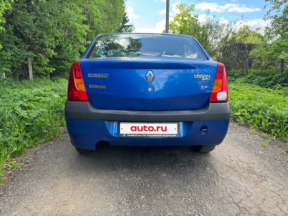 2005 Renault Logan I, синий - вид 5