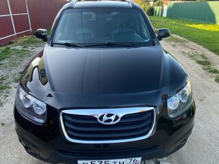 2008 Hyundai Santa Fe II, чёрный, 1450000 рублей, вид 4