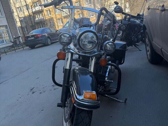 2007 Harley-Davidson Road King, чёрный, 950000 рублей - вид 1