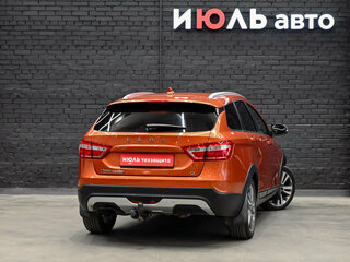 2018 Lada (ВАЗ) Vesta SW Cross I, оранжевый, 860000 рублей, вид 4