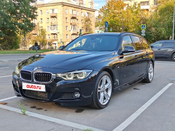 2018 BMW 3 серии 318i VI (F3x) Рестайлинг, чёрный, 1750000 рублей