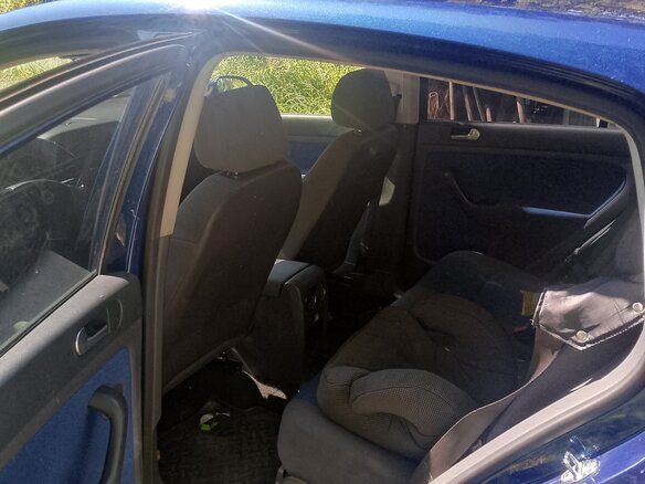 2008 Volkswagen Golf Plus I, синий, 500000 рублей - вид 13
