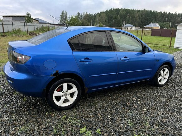 2006 Mazda 3 I (BK), синий, 385000 рублей - вид 5