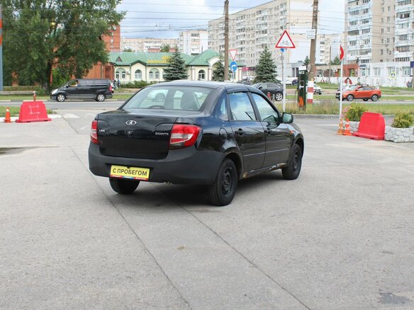 2016 Lada (ВАЗ) Granta I, чёрный - вид 1