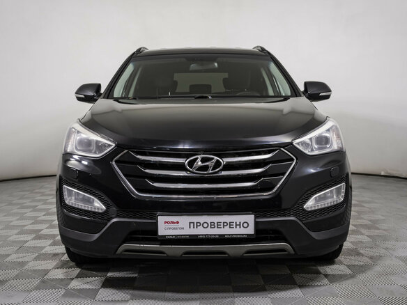 2014 Hyundai Santa Fe III, чёрный, 1618000 рублей - вид 1