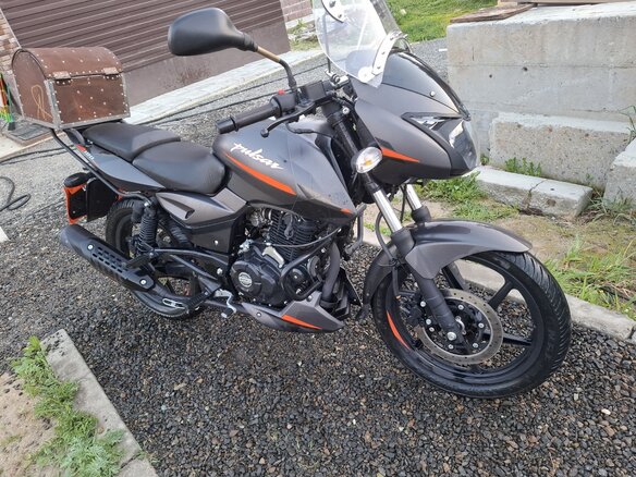2021 Bajaj Pulsar 180, чёрный, 170000 рублей - вид 5