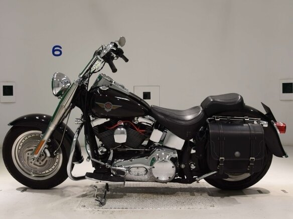 2000 Harley-Davidson Fat Boy, чёрный, 850000 рублей