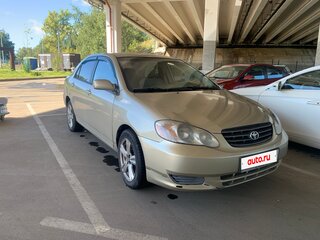 2004 Toyota Corolla IX (E120, E130), золотистый, 375000 рублей, вид 3