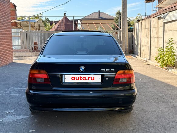 2001 BMW 5 серии 520i IV (E39) Рестайлинг, чёрный - вид 5