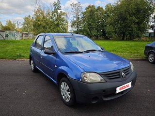 2008 Renault Logan I, синий, 150000 рублей, вид 4