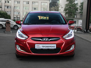 2013 Hyundai Solaris I, красный, 667000 рублей, вид 2