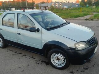 2008 Renault Logan I, серый, 160000 рублей, вид 4