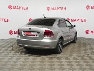 2019 Volkswagen Polo V Рестайлинг, серебристый, 1149000 рублей, вид 5