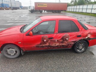 1996 Kia Sephia I Рестайлинг, красный, 80000 рублей, вид 4