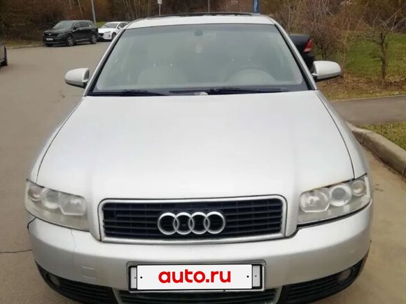 2002 Audi A4 II (B6), серебристый, 460000 рублей - вид 1