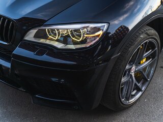 2011 BMW X6 M I (E71), синий, 2650000 рублей, вид 3