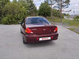 2006 Kia Spectra I Рестайлинг 2, красный, 400000 рублей, вид 5