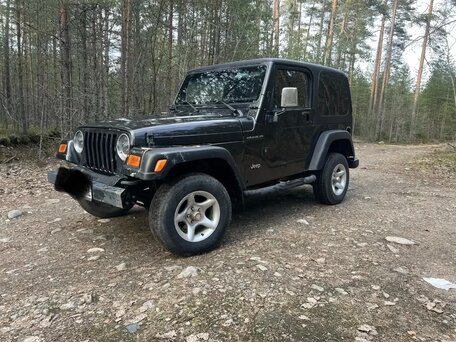 1997 Jeep Wrangler II (TJ), чёрный, 850000 рублей, вид 1
