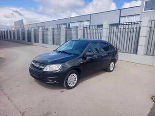 2014 Lada (ВАЗ) Granta I, чёрный, 300000 рублей, вид 1