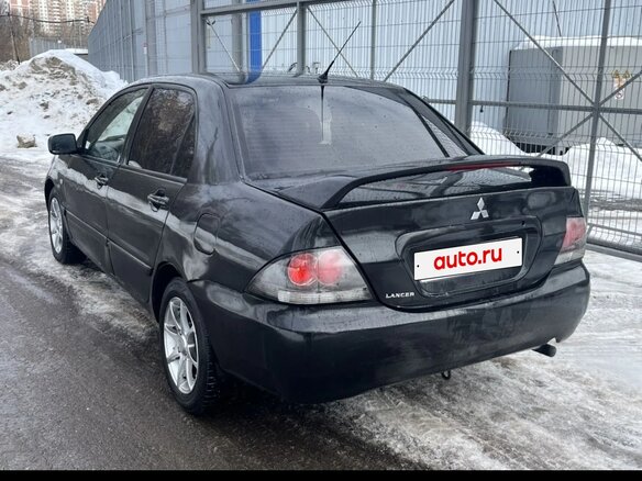 2004 Mitsubishi Lancer IX, чёрный, 250000 рублей - вид 4
