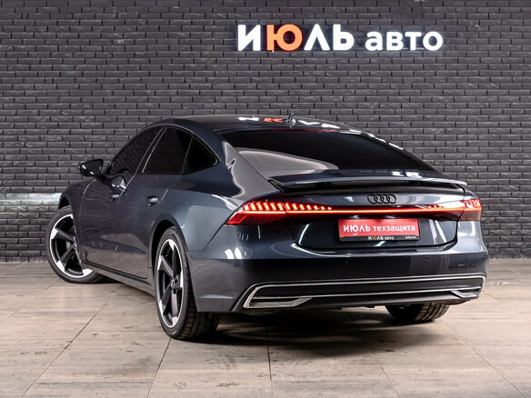 2018 Audi A7 55 TFSI II (4K), синий, 4990000 рублей - вид 6