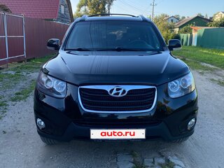 2008 Hyundai Santa Fe II, чёрный, 1450000 рублей, вид 3