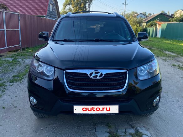 2008 Hyundai Santa Fe II, чёрный, 1450000 рублей - вид 2
