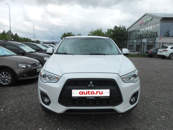 2014 Mitsubishi ASX I Рестайлинг, белый, 1350000 рублей - вид 4