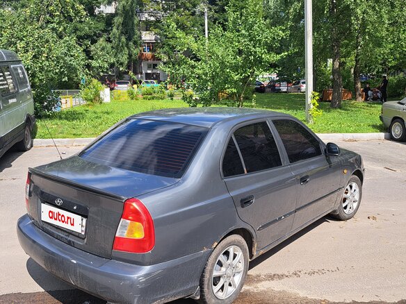 2006 Hyundai Accent ТагАЗ II, серый, 400000 рублей - вид 4