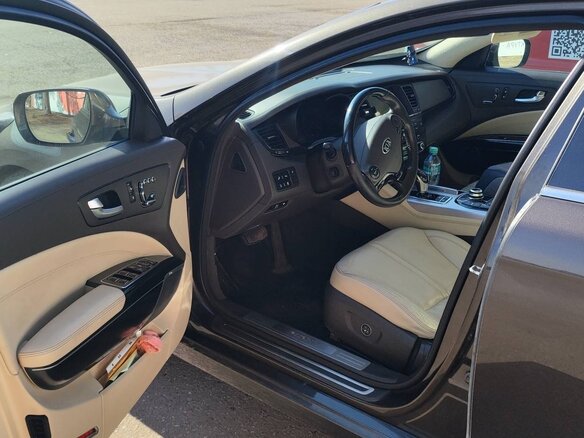 2013 Kia Quoris I, коричневый, 2100000 рублей - вид 12