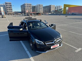 2017 Mercedes-Benz CLS 350 BlueTEC II (C218) Рестайлинг, чёрный, 3500000 рублей, вид 2