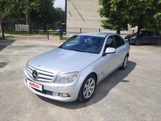 2008 Mercedes-Benz C-Класс 180 Kompressor III (W204), серебристый, 900000 рублей, вид 1