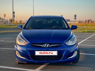 2012 Hyundai Solaris I, синий, 650000 рублей, вид 2