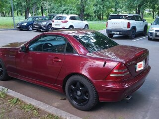 2002 Mercedes-Benz SLK-Класс 230 I (R170) Рестайлинг, пурпурный, 990000 рублей, вид 4