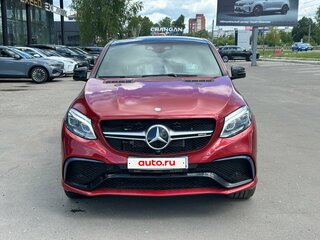 2016 Mercedes-Benz GLE Coupe AMG 63 AMG I (C292), красный, 5950000 рублей, вид 2
