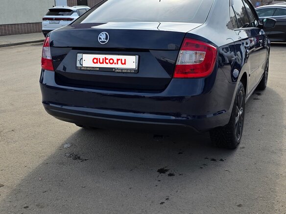 2016 Skoda Rapid I, синий, 750000 рублей - вид 8