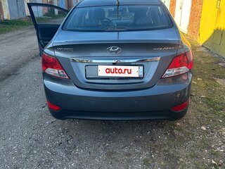 2012 Hyundai Solaris I, чёрный, 665000 рублей, вид 3