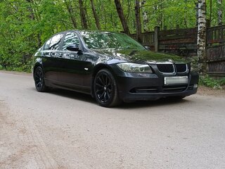 2006 BMW 3 серии 320i V (E90/E91/E92/E93), чёрный, 790000 рублей, вид 1