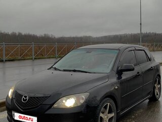 2008 Mazda 3 I (BK) Рестайлинг, чёрный, 490000 рублей, вид 1
