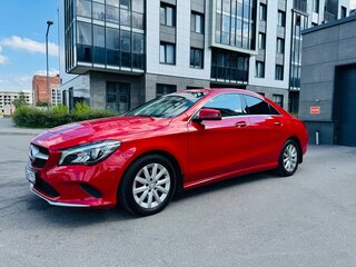 2016 Mercedes-Benz CLA 200 I (C117, X117), красный, 1950000 рублей, вид 4